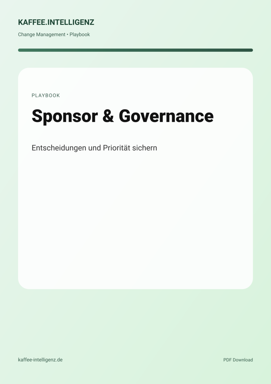Titelbild: Sponsor & Governance
