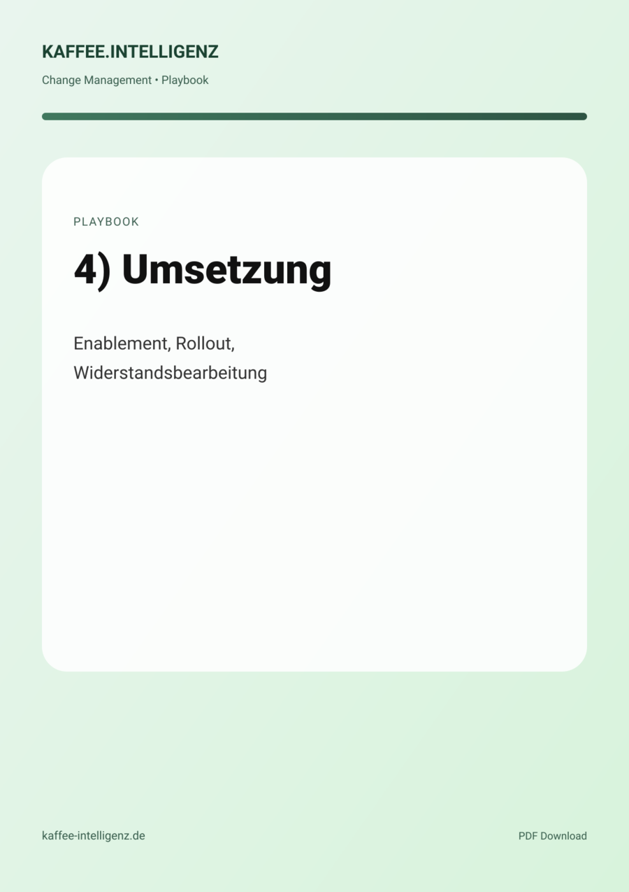 Titelbild: 4) Umsetzung