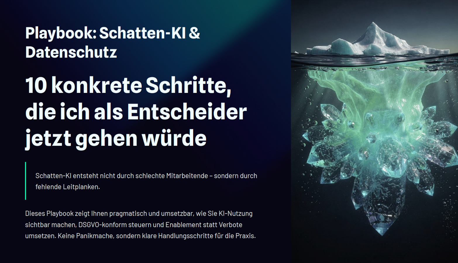 Playbook Schatten-KI & Datenschutz